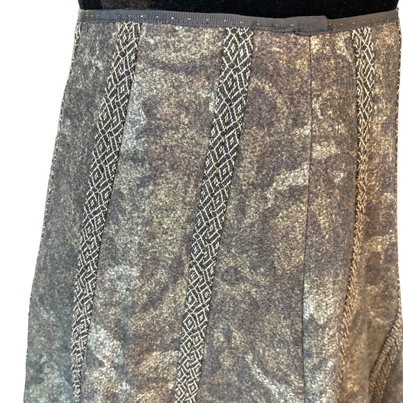 Elie Tahari Silk Detailed Full Skirt - Picture 7 of 10